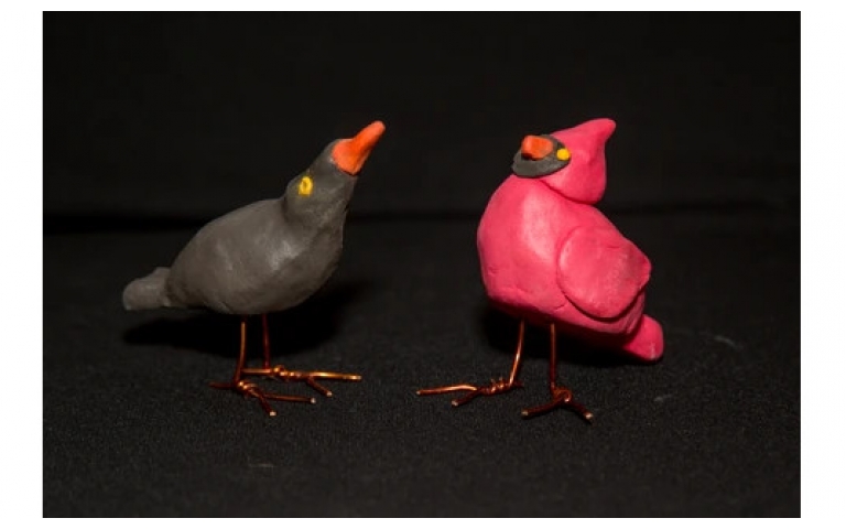 Birds of a Feather Using Color Plus Air Dry Clay
